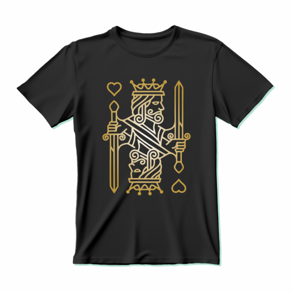 King & Queen of hearts (Couple 2 t-shirts) - Image 5