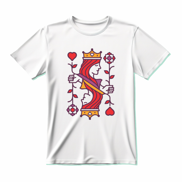 King & Queen of hearts (Couple 2 t-shirts) - Image 2