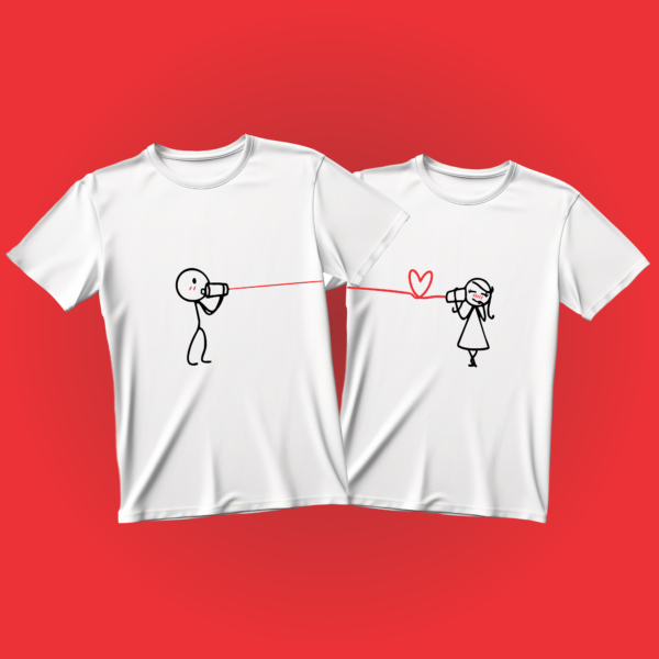 Broken phone (Couple 2 t-shirts)